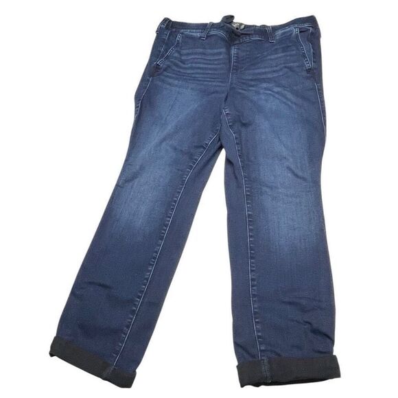 Torrid Dark Moon Boyfriend Straight Weekend Pull-On Jeans - Picture 2 of 9